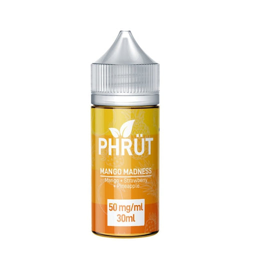 PHRUT Synthetics Salt Mango Madness 30ml TF Nic Salt Vape Juice Salt Nic Pod Vape Juice