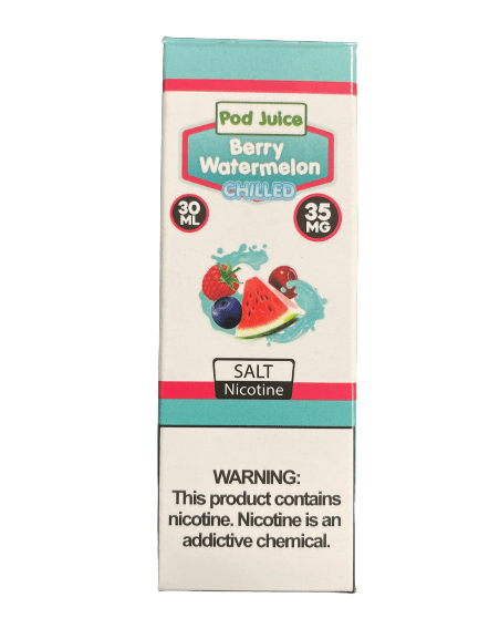 Pod Juice Berry Watermelon Chilled 30ml Nic Salt Vape - 35mg (original