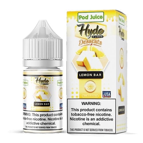 Pod Juice x Hyde Lemon Bar 30ml TF Nic Salt Vape - 35MG