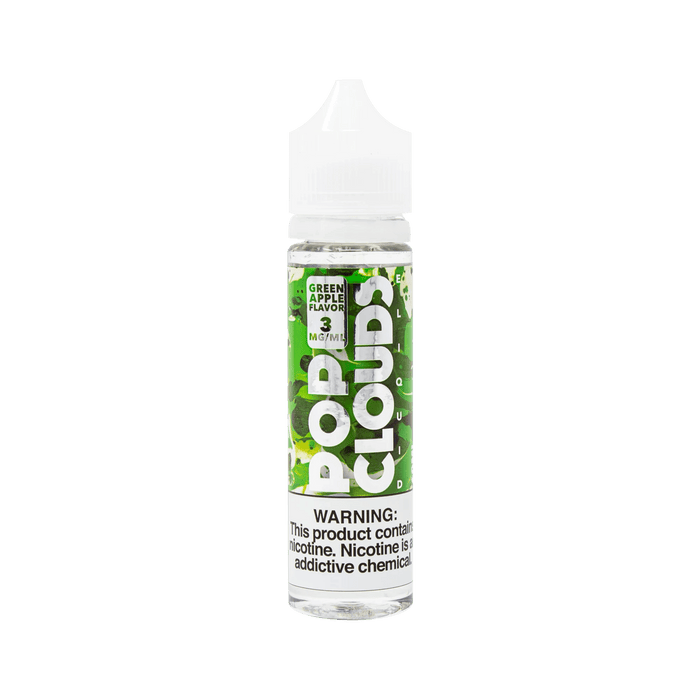 Pop Clouds Green Apple 60ml Vape Juice E Liquid