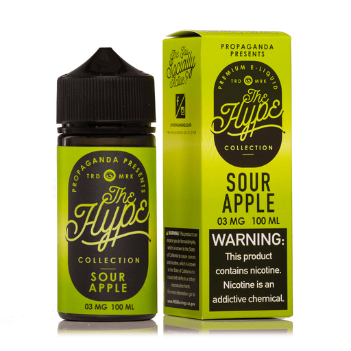 The Hype Synthetic Sour Apple Dust Vape Juice 100ml
