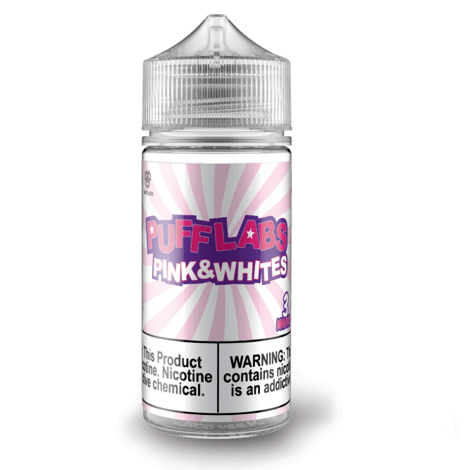 Puff Labs Pink & Whites 100ml Vape Juice - 100mL
