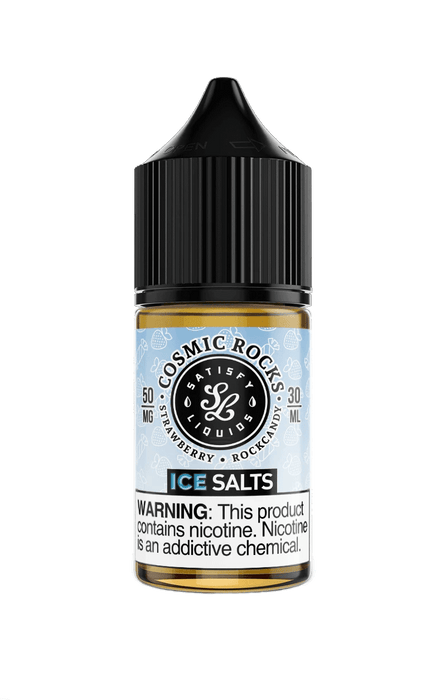 Satisfy E-Liquids Cosmic Rock On Ice 30ml Nic Salt Vape Juice Salt Nic Pod Vape Juice