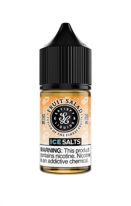 Satisfy E-Liquids Fruit Salad On Ice 30ml Nic Salt Vape Juice Salt Nic Pod Vape Juice