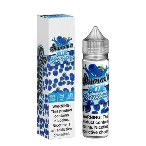 Slammin Blue Raspberry 60ml Vape Juice E Liquid