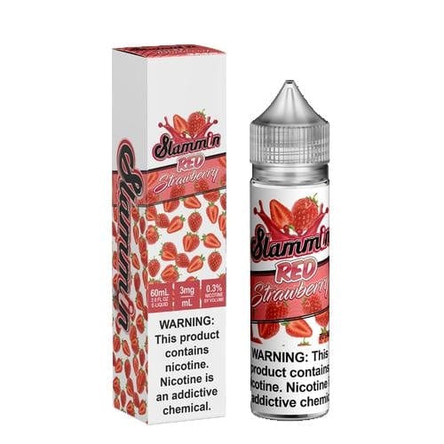 Slammin Red Strawberry 60ml Vape Juice E Liquid