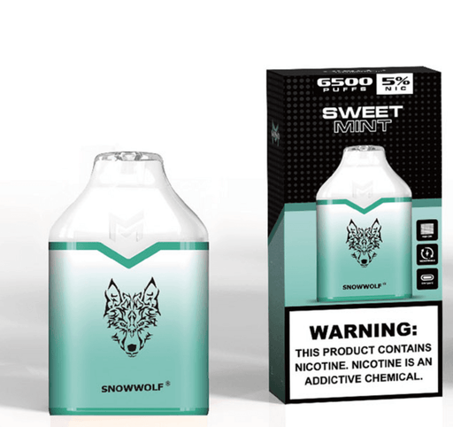 Snowwolf Mino Disposable Vape (5% 6500 Puffs) - Sweet Mint