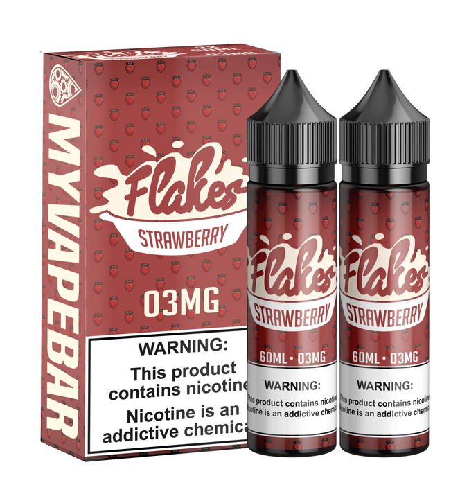 Strawberry 120ml Vape Juice - Flakes E Liquid