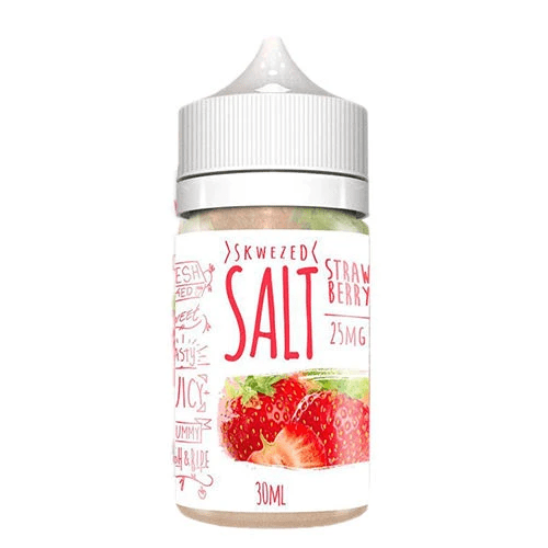 Strawberry 30ml Nic Salt Vape Juice - Skwezed Salt Nic Pod Vape Juice