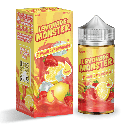 Strawberry Lemonade 100ml Vape Juice - Lemonade Monster E Liquid