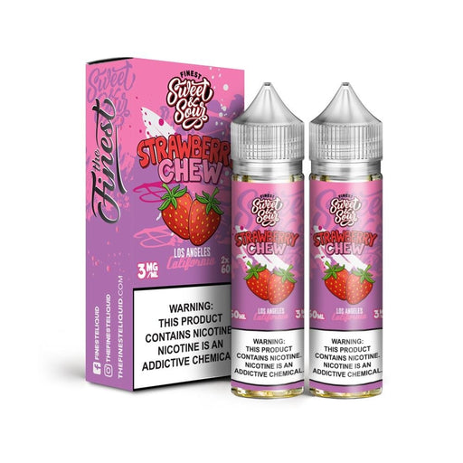 The Finest Strawberry Chew 2x 60ml Vape Juice E Liquid