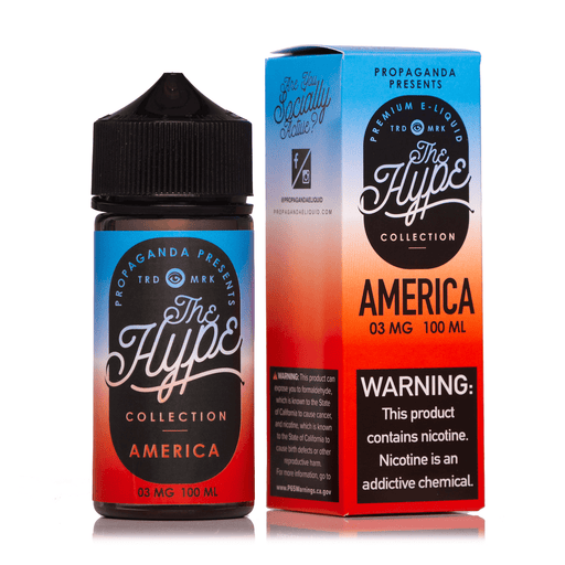The Hype America 100ml Vape Juice - 0MG