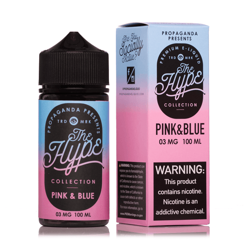 The Hype Pink & Blue 100ml Vape Juice E Liquid