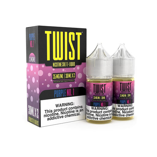 Twist E-Liquid Purple No.1 2x 30ml (60ml) Nic Salt Vape Juice - Twist E-Liquids E Liquid