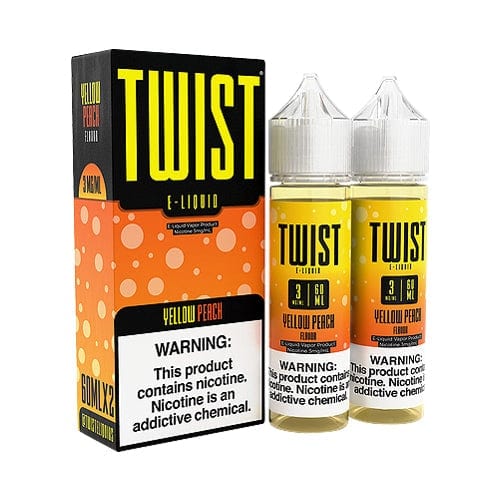 Twist E-Liquid Yellow Peach (Previously Peach Blossom Lemonade) 120ml Vape Juice E Liquid
