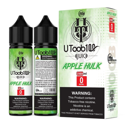 U TooB 100 Apple Hulk 2x 60ml (120ml) Vape Juice - 0mg