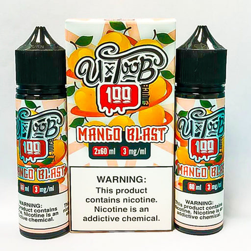 U TooB 100 Mango Blast 2x 60ml (120ml) Vape Juice E Liquid