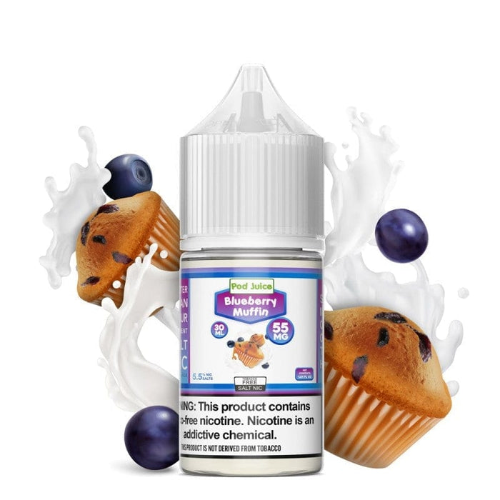 Pod Juice Blueberry Muffin 30ml Nic Salt Vape - 35mg (Synthetic