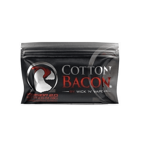 Wick ’N’ Vape Organic Cotton Bacon V2 (10 Pieces) - 10 Strips