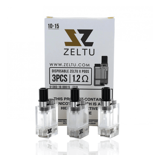 Zeltu X Replacement Pods - 1.2ohm (Pack of 1) - Vape
